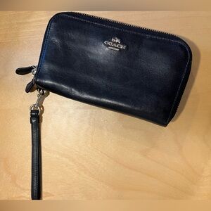 Black Coach folio wallet